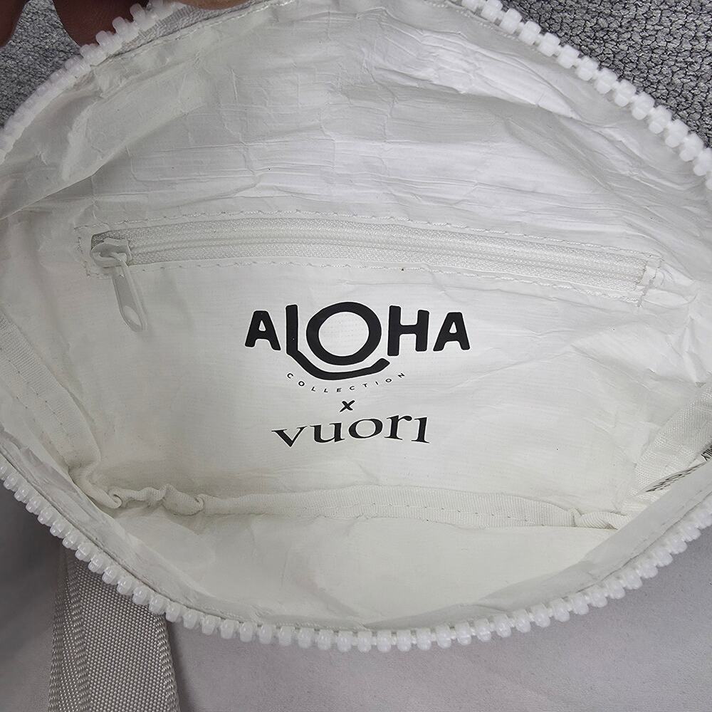ALOHA COLLECTION x VUORI BELT BAG - COATED TYVEK - LAVENDER PRINT - 8.5" - Picture 5 of 11